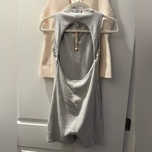 Open back SKIMS ribbed onesie